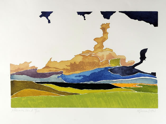 Print of Afternoon Land