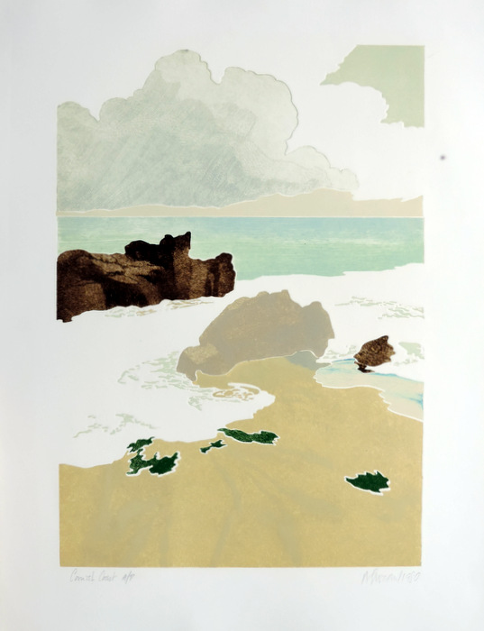 Print of Cornish Coast