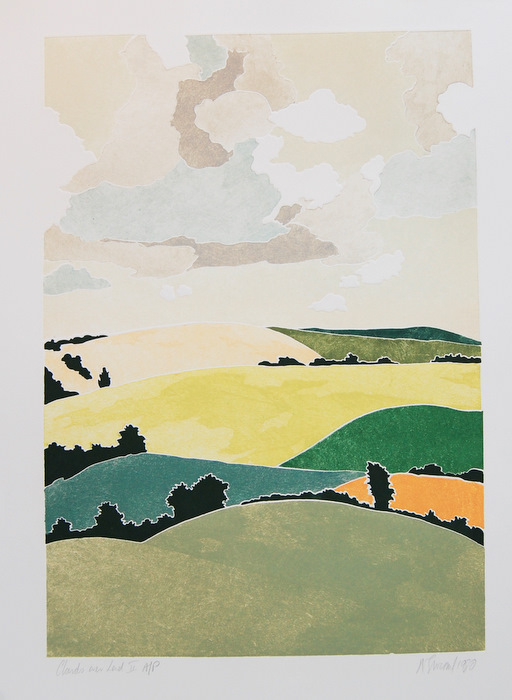 Print of Clouds Over Land II