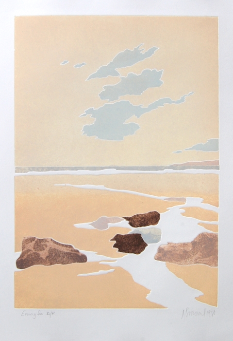 Print of Evening Sea