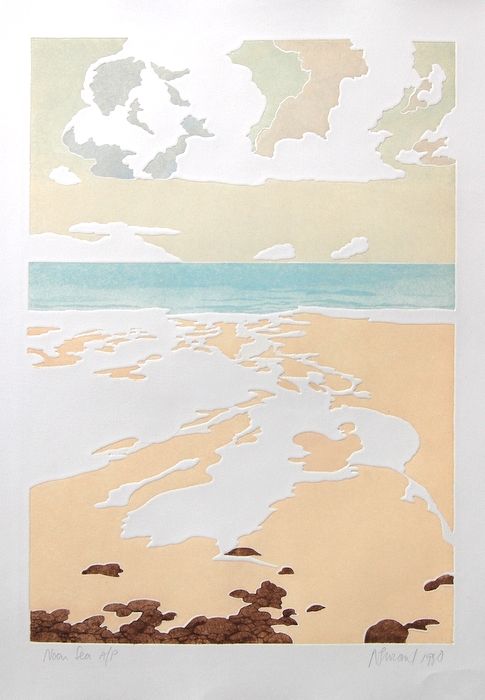 Print of Noon Sea