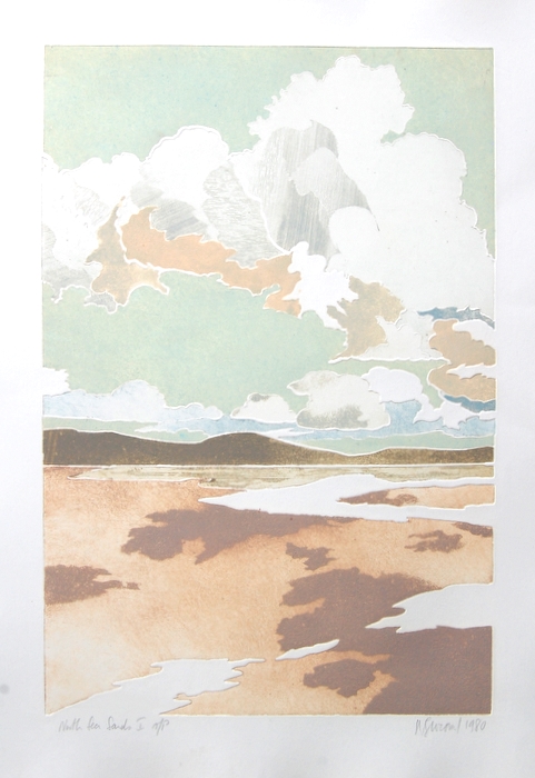 Print of North Sea Sands I