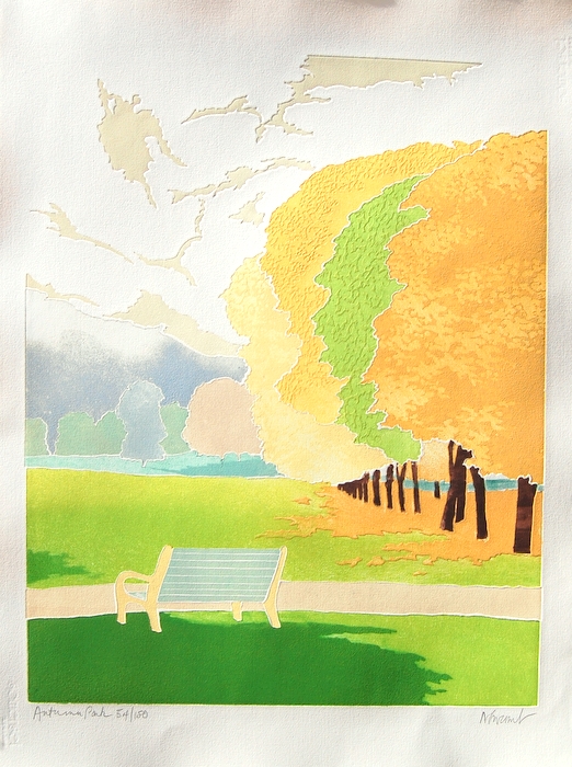 Print of Autumn Park
